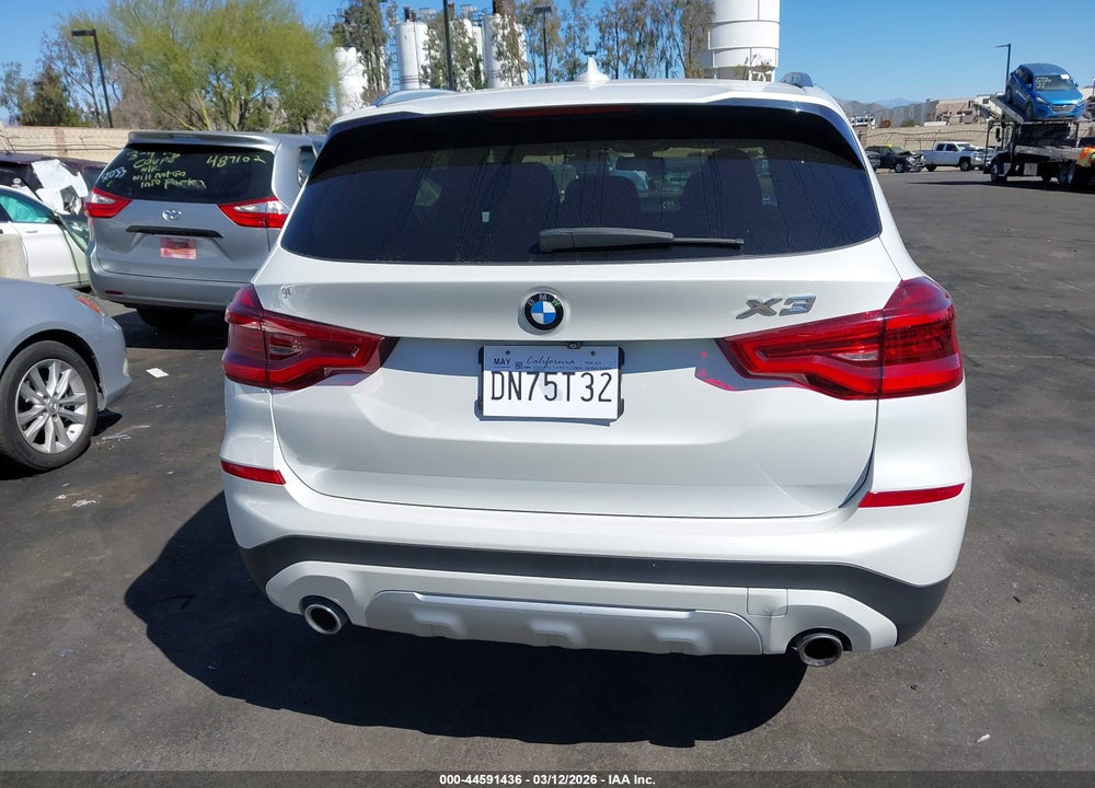 2018 BMW X3 XDRIVE30I VIN: 5UXTR9C59JLD56950