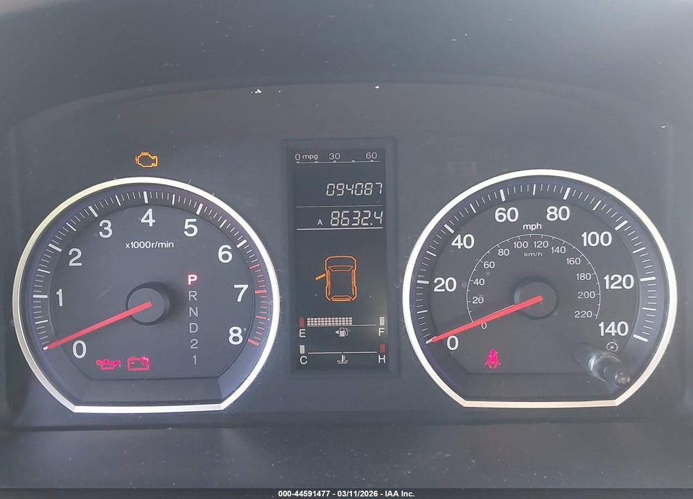 2007 HONDA CR-V LX VIN: JHLRE38377C023716