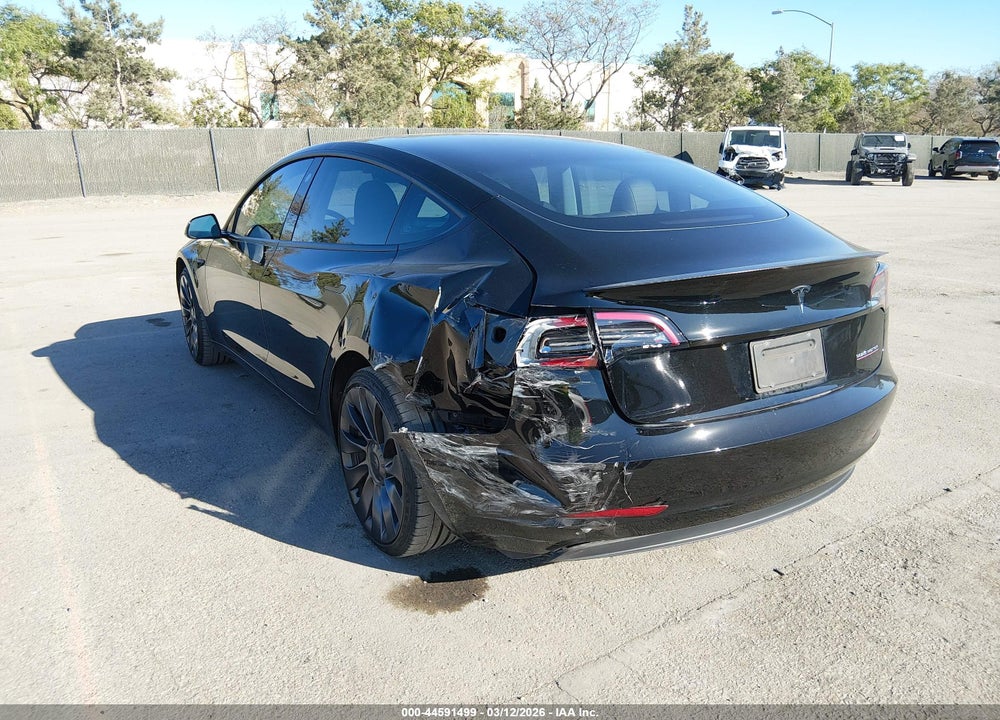 2023 TESLA MODEL 3 PERFORMANCE DUAL MOTOR ALL-WHEEL DRIVE VIN: 5YJ3E1EC4PF635208