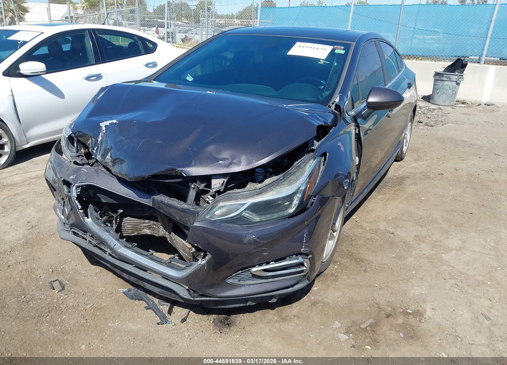 2017 CHEVROLET CRUZE LT AUTO VIN: 1G1BE5SM7H7149606