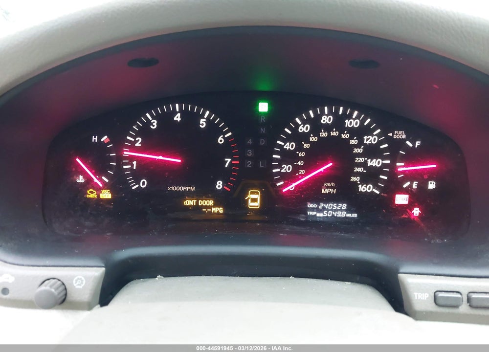 2002 LEXUS LS 430 VIN: JTHBN30F020091871