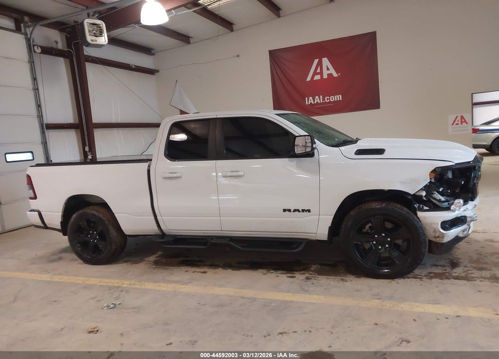 2022 RAM 1500 BIG HORN  4X2 6'4 BOX VIN: 1C6RREBT4NN277284