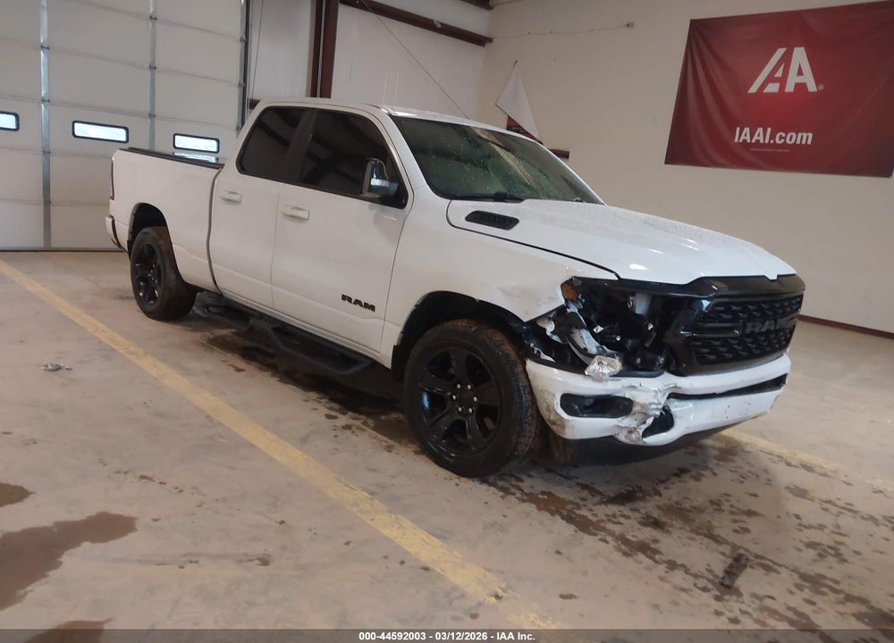 2022 RAM 1500 BIG HORN  4X2 6'4 BOX VIN: 1C6RREBT4NN277284