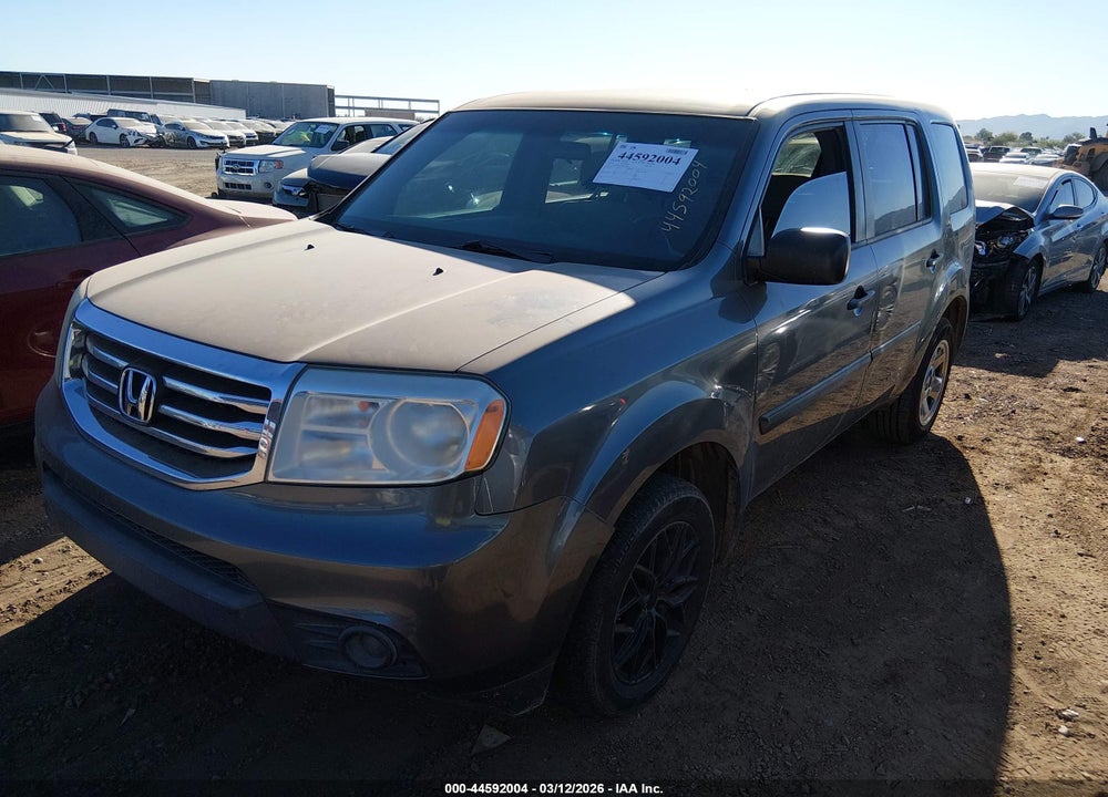 2012 HONDA PILOT LX VIN: 5FNYF3H26CB041618