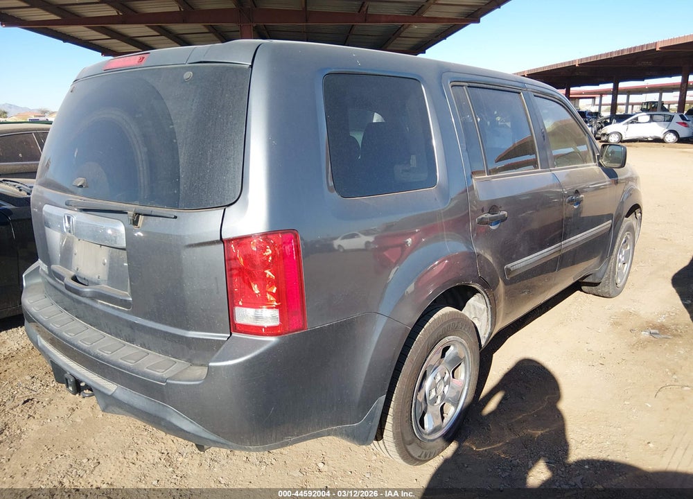 2012 HONDA PILOT LX VIN: 5FNYF3H26CB041618