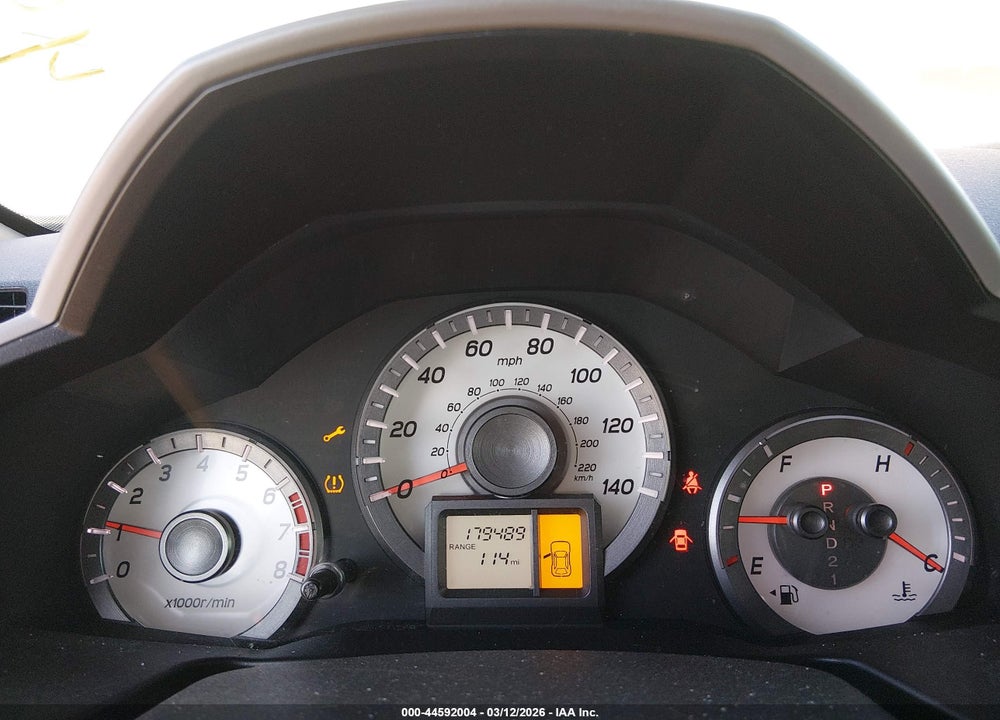 2012 HONDA PILOT LX VIN: 5FNYF3H26CB041618