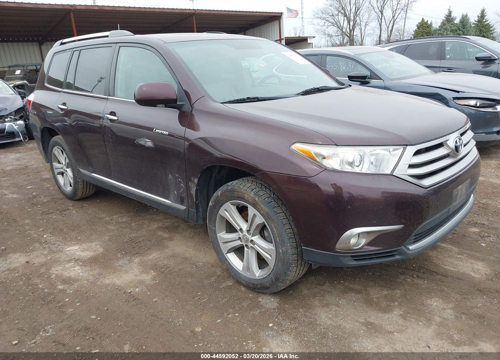 2012 TOYOTA HIGHLANDER LIMITED V6 VIN: 5TDDK3EH1CS100122