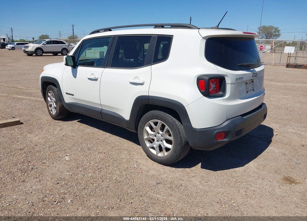 2016 JEEP RENEGADE LATITUDE VIN: ZACCJABT7GPD88498