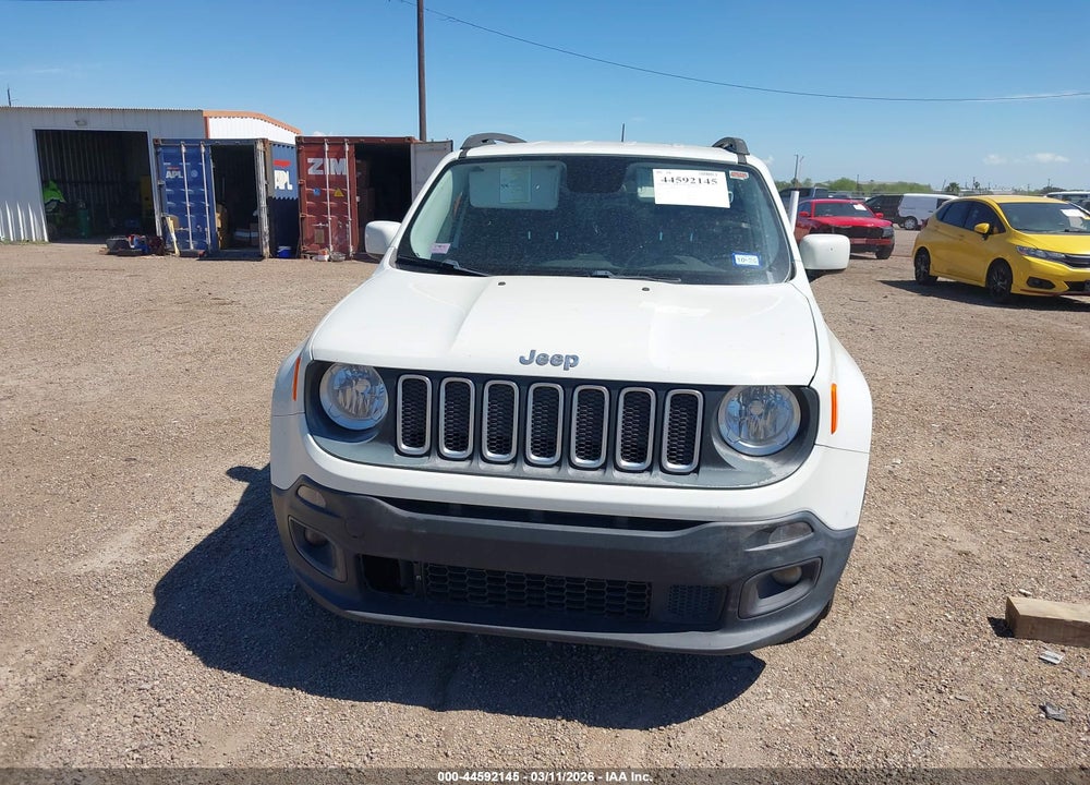 2016 JEEP RENEGADE LATITUDE VIN: ZACCJABT7GPD88498