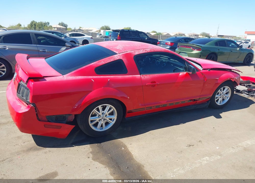 2006 FORD MUSTANG V6 VIN: 1ZVFT80N965241429