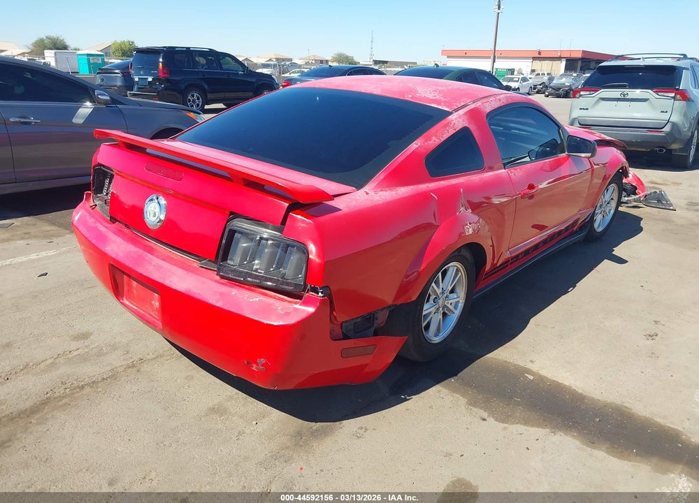 2006 FORD MUSTANG V6 VIN: 1ZVFT80N965241429