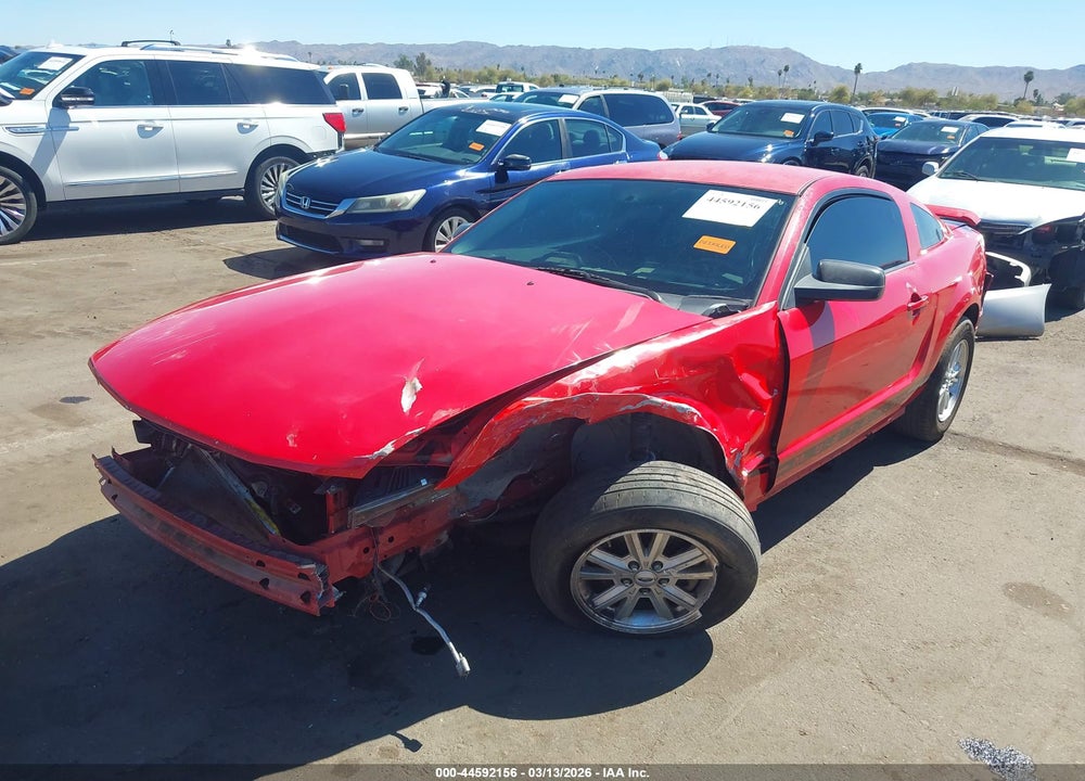 2006 FORD MUSTANG V6 VIN: 1ZVFT80N965241429