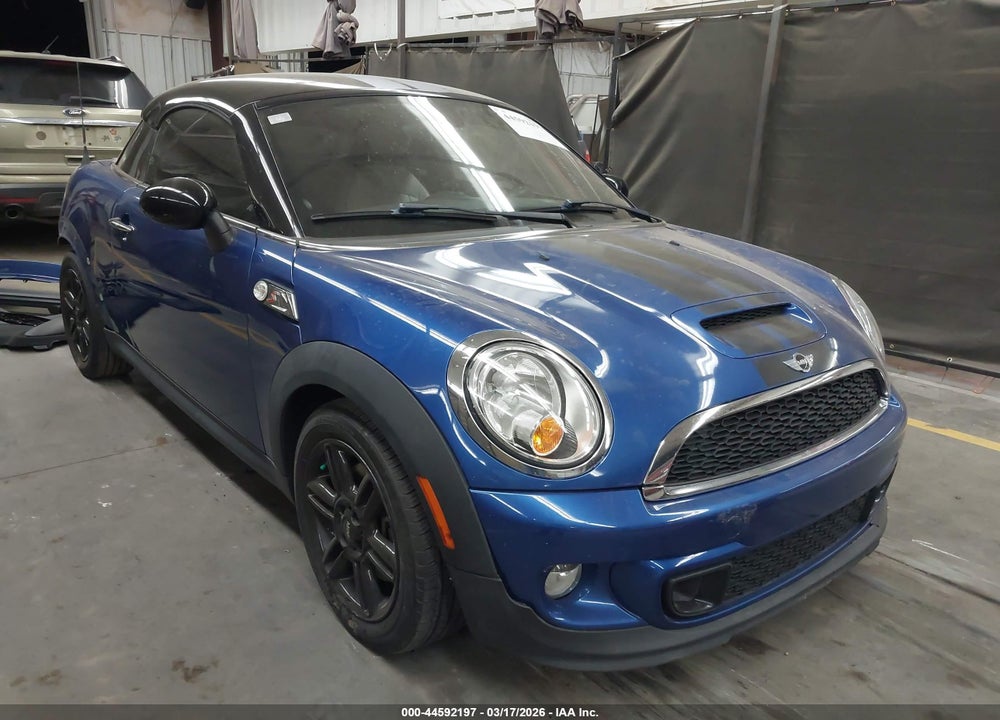 2013 MINI COUPE COOPER S VIN: WMWSX3C50DT466381