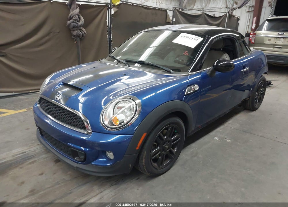 2013 MINI COUPE COOPER S VIN: WMWSX3C50DT466381