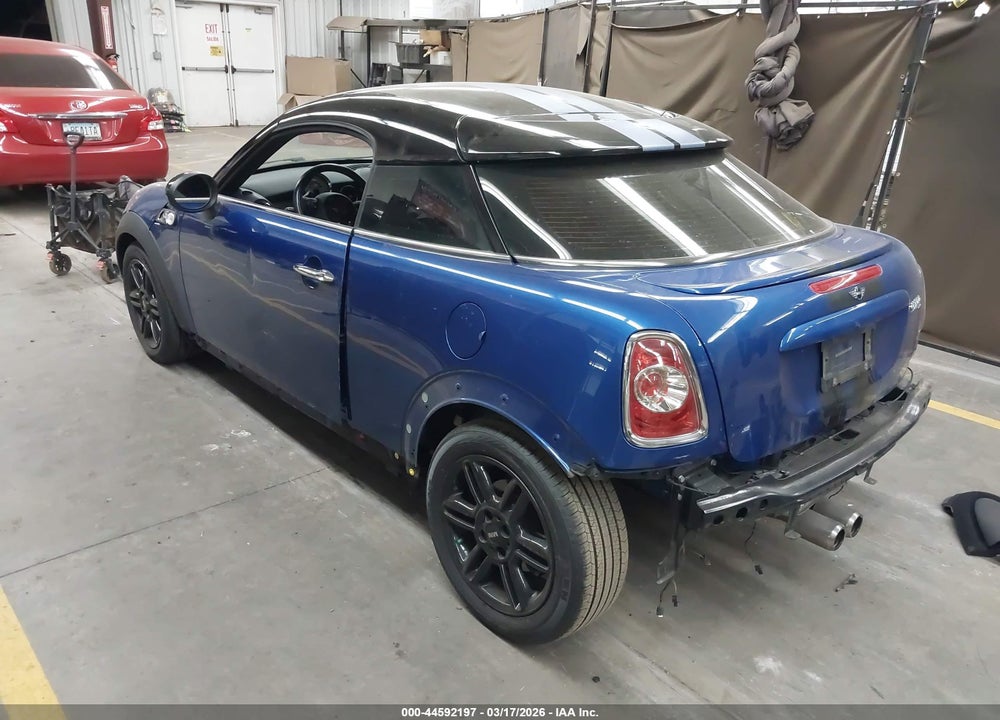 2013 MINI COUPE COOPER S VIN: WMWSX3C50DT466381