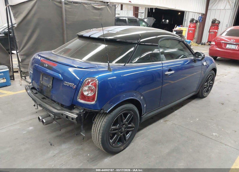 2013 MINI COUPE COOPER S VIN: WMWSX3C50DT466381
