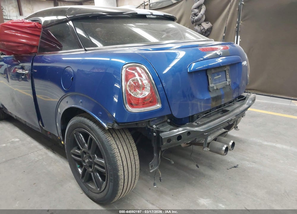 2013 MINI COUPE COOPER S VIN: WMWSX3C50DT466381