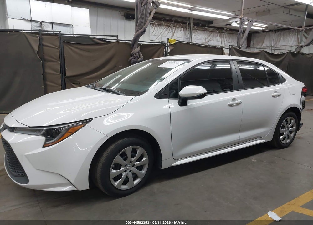 2022 TOYOTA COROLLA LE VIN: 5YFEPMAE5NP298982