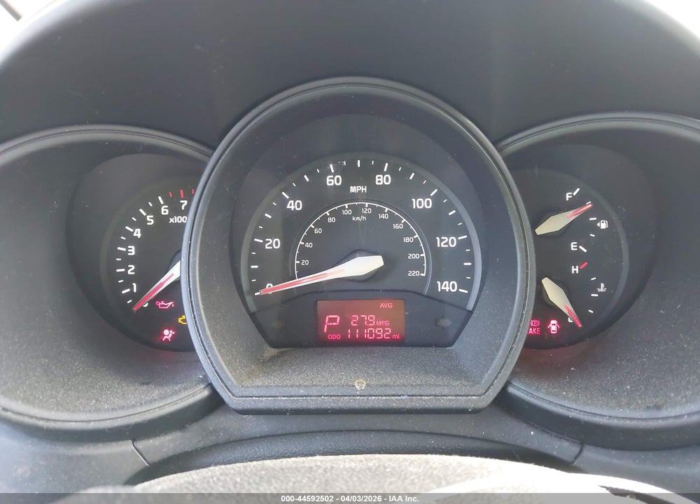 2014 KIA RIO LX VIN: KNADM5A31E6346409