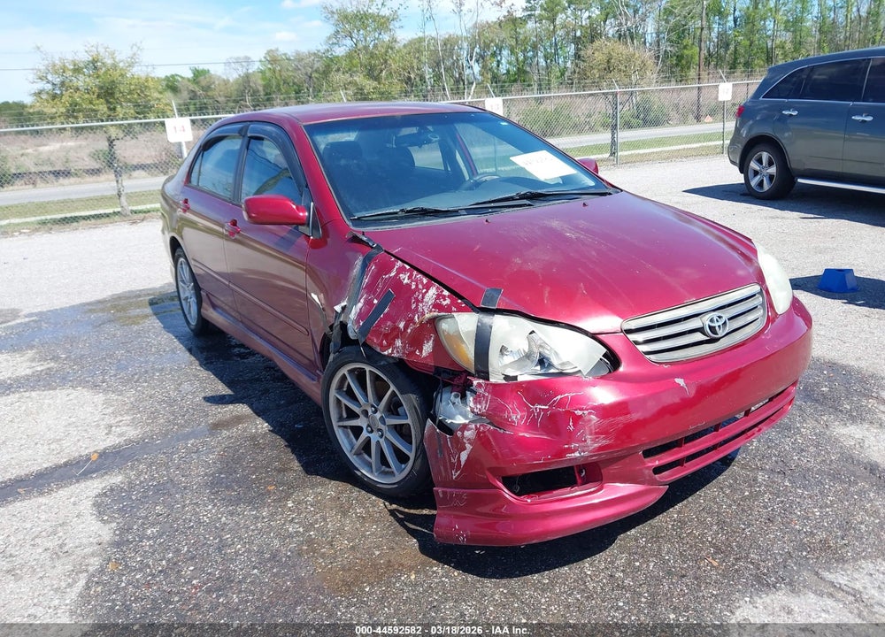 2003 TOYOTA COROLLA S VIN: 1NXBR32EX3Z098469