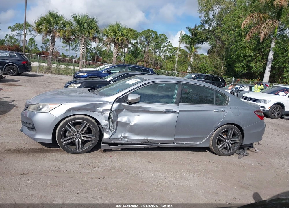 2017 HONDA ACCORD SPORT SE VIN: 1HGCR2F12HA053112