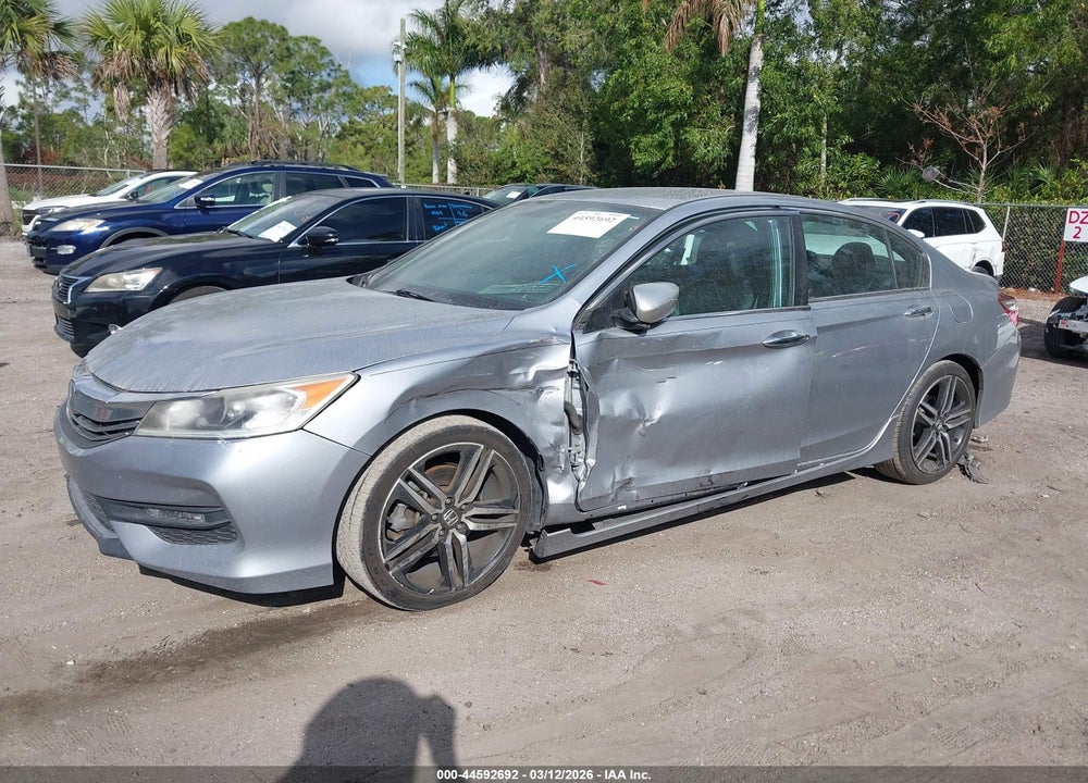 2017 HONDA ACCORD SPORT SE VIN: 1HGCR2F12HA053112