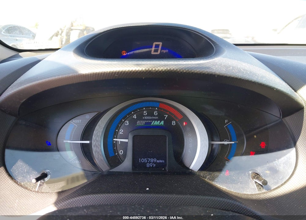 2011 HONDA INSIGHT VIN: JHMZE2H32BS003362