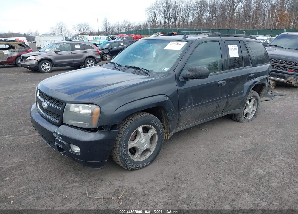 2008 CHEVROLET TRAILBLAZER LT VIN: 1GNDT13SX82224315