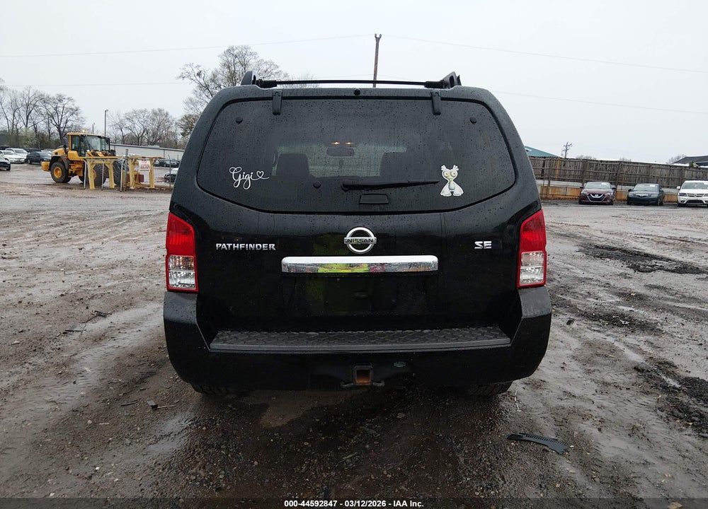 2008 NISSAN PATHFINDER SE VIN: 5N1AR18U18C635774