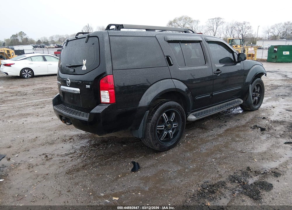 2008 NISSAN PATHFINDER SE VIN: 5N1AR18U18C635774