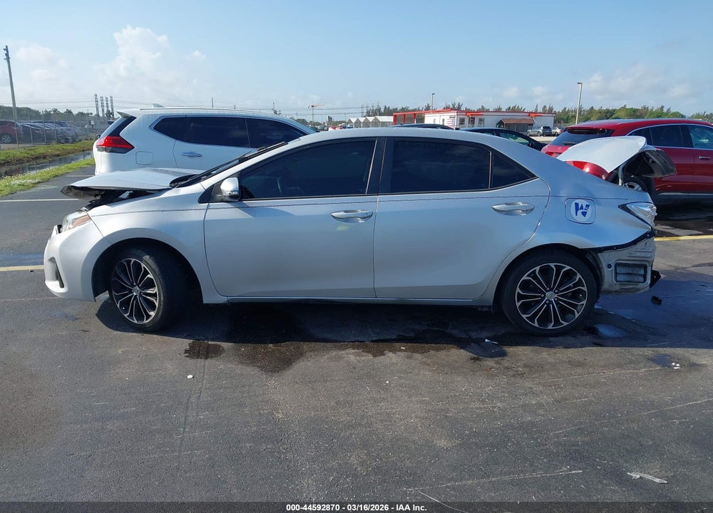 2015 TOYOTA COROLLA S PLUS VIN: 5YFBURHE4FP327887