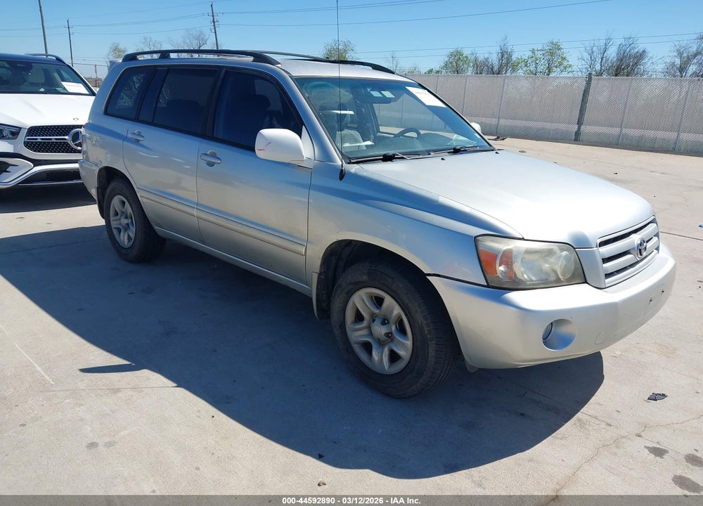 2007 TOYOTA HIGHLANDER VIN: JTEGD21AX70168644