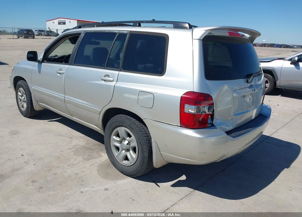 2007 TOYOTA HIGHLANDER VIN: JTEGD21AX70168644