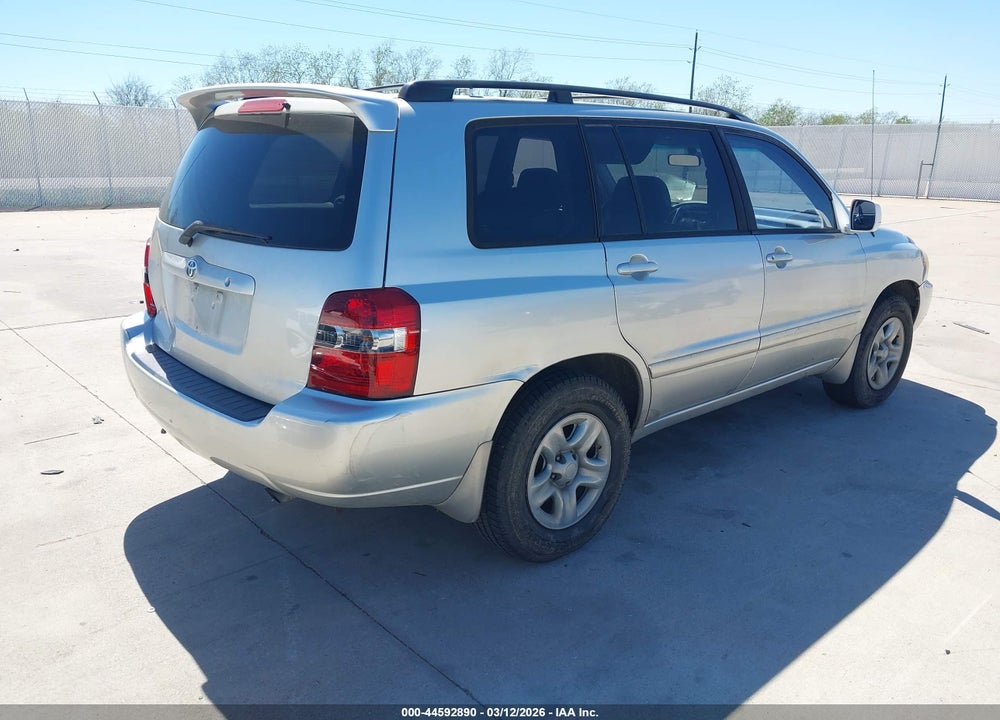 2007 TOYOTA HIGHLANDER VIN: JTEGD21AX70168644