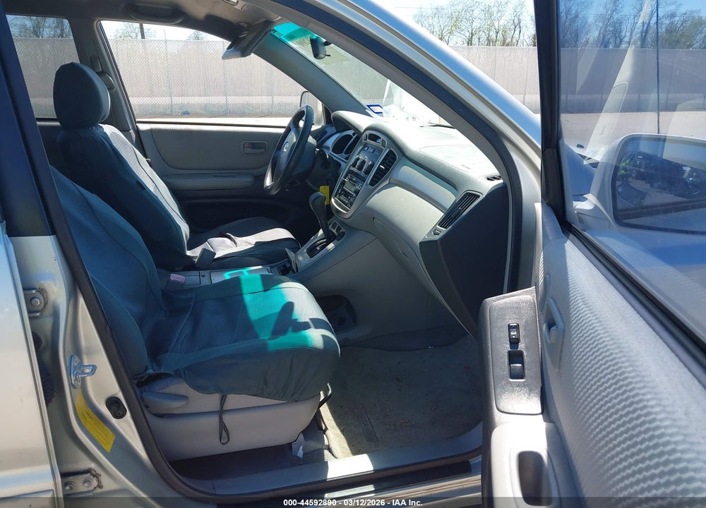 2007 TOYOTA HIGHLANDER VIN: JTEGD21AX70168644