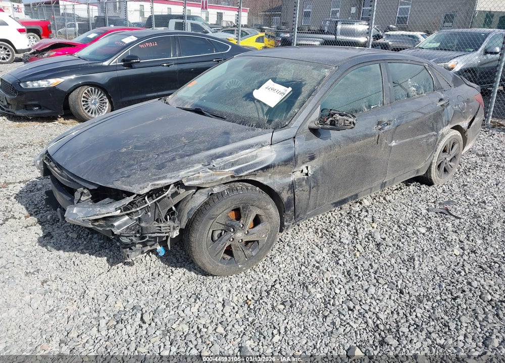 2021 HYUNDAI ELANTRA SEL VIN: 5NPLS4AG1MH015528