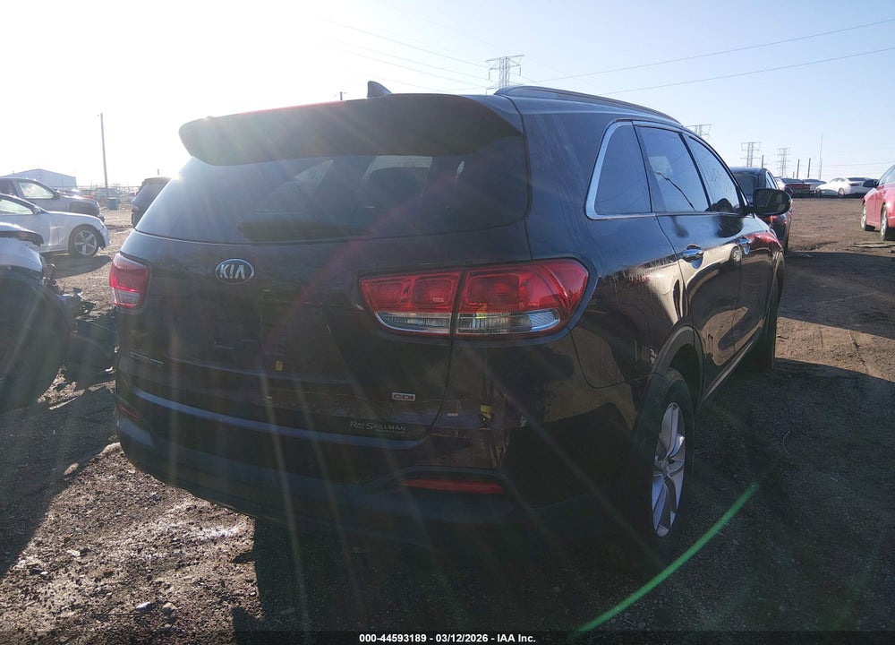 2016 KIA SORENTO 2.4L LX VIN: 5XYPG4A33GG134838