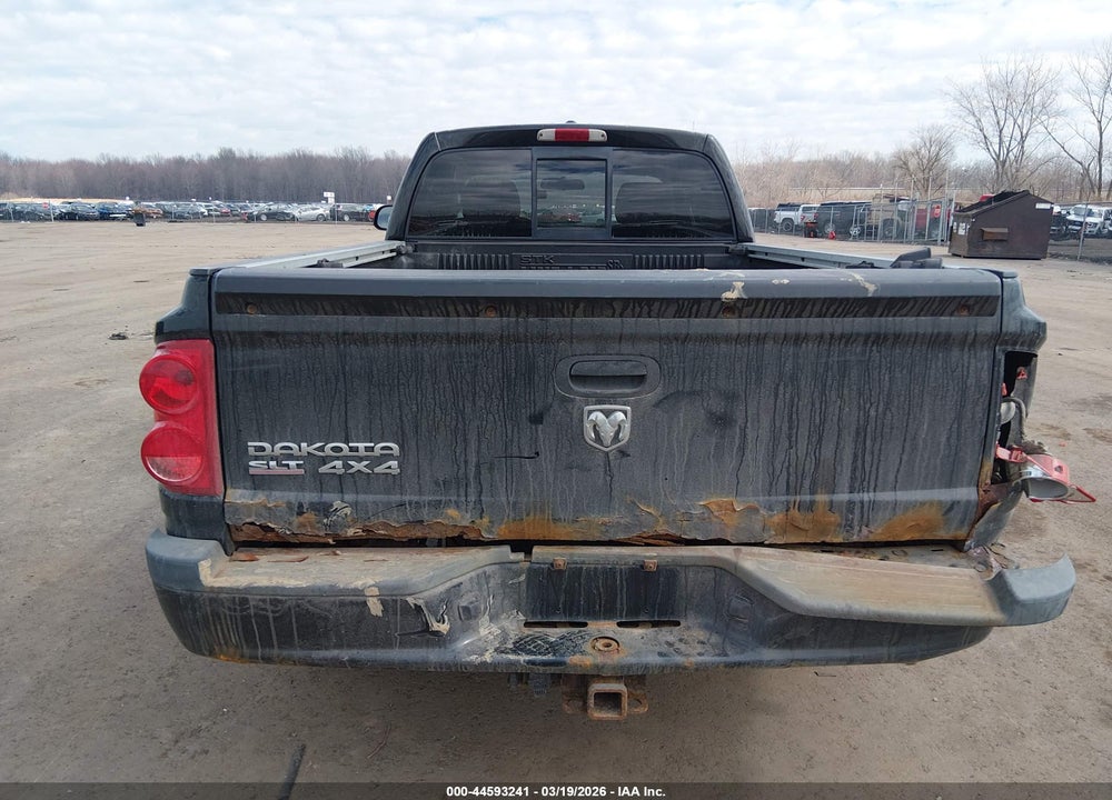 2008 DODGE DAKOTA SLT VIN: 1D7HW42K28S560843