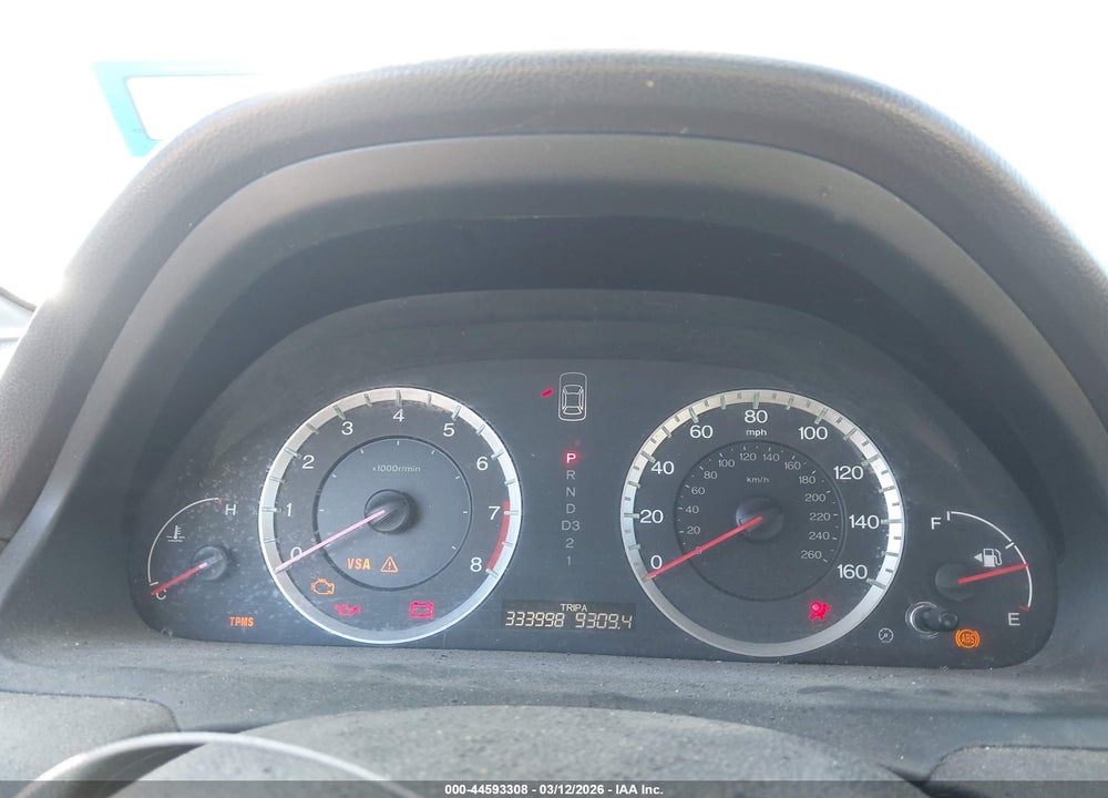2009 HONDA ACCORD 2.4 LX VIN: 1HGCP26399A103982