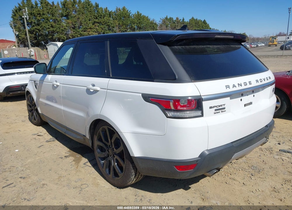 2015 LAND ROVER RANGE ROVER SPORT 5.0L V8 SUPERCHARGED VIN: SALWR2TF1FA626194