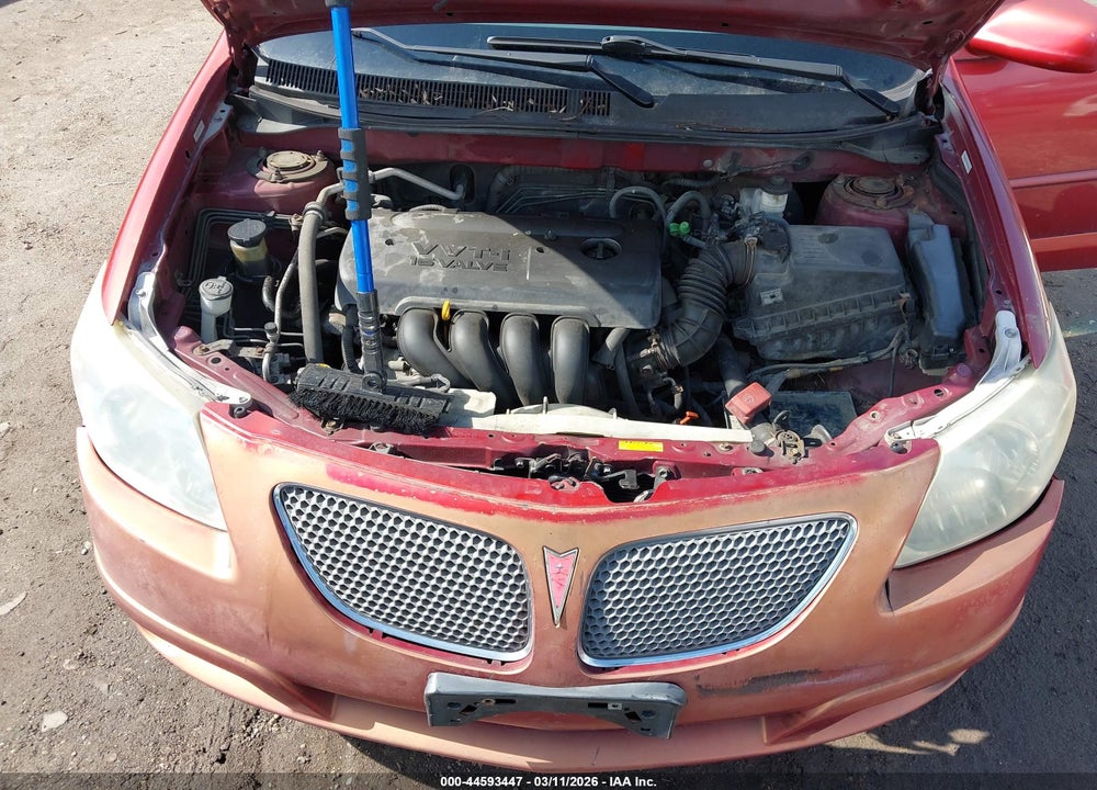 2005 PONTIAC VIBE VIN: 5Y2SL638X5Z457907