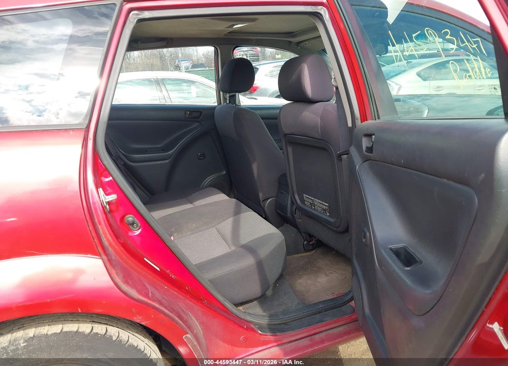 2005 PONTIAC VIBE VIN: 5Y2SL638X5Z457907