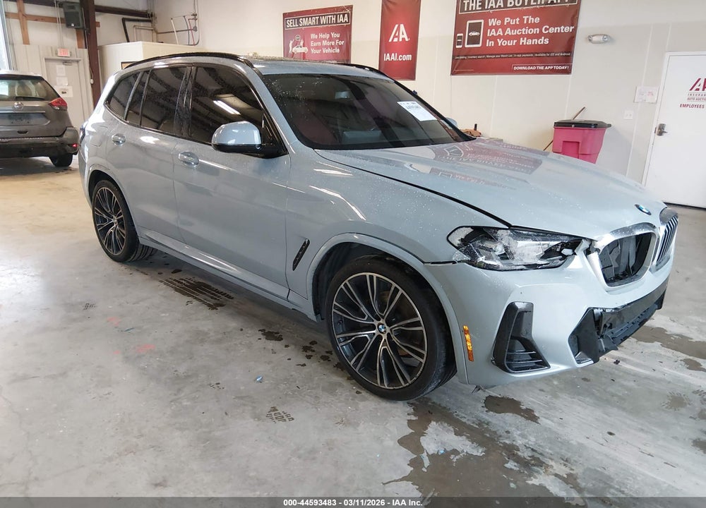 2022 BMW X3 SDRIVE30I VIN: 5UX43DP06N9M16836