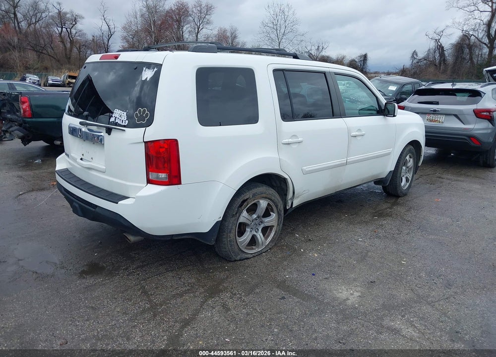 2013 HONDA PILOT EX-L VIN: 5FNYF3H71DB026036