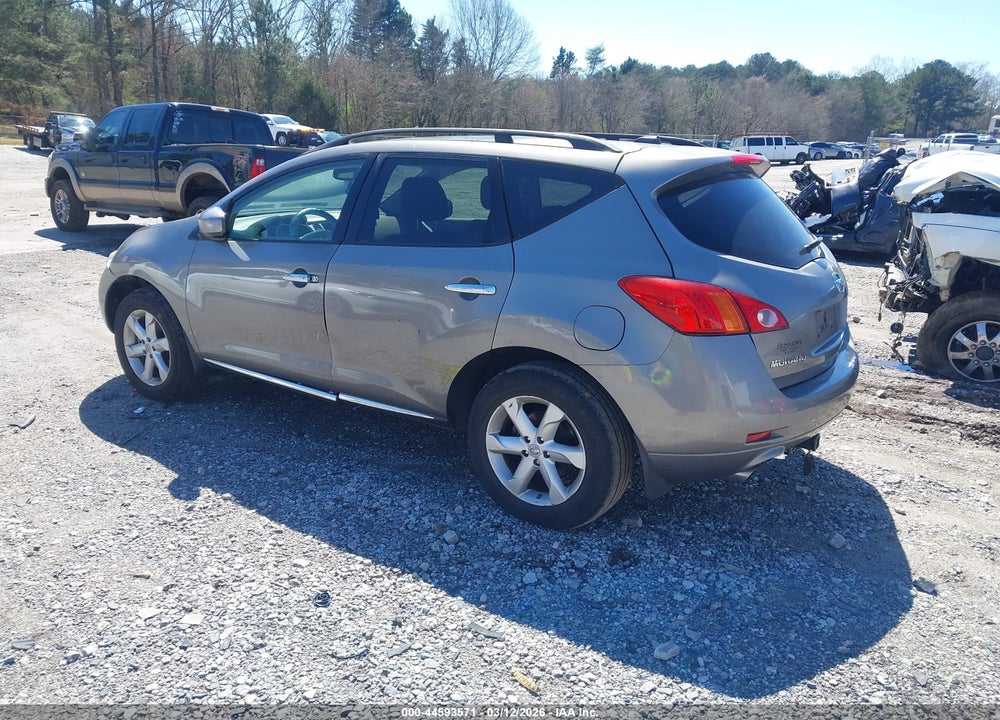 2009 NISSAN MURANO SL VIN: JN8AZ18U79W018839