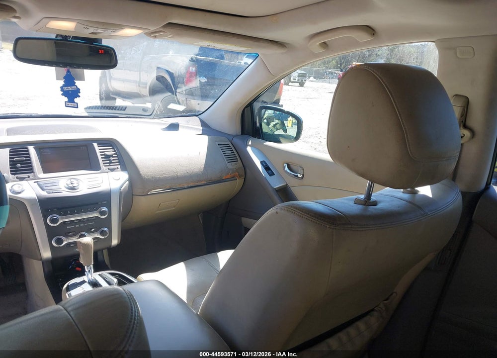 2009 NISSAN MURANO SL VIN: JN8AZ18U79W018839