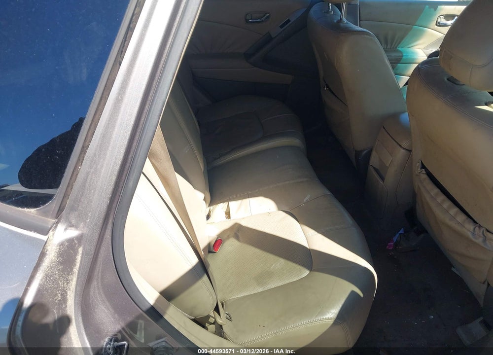 2009 NISSAN MURANO SL VIN: JN8AZ18U79W018839