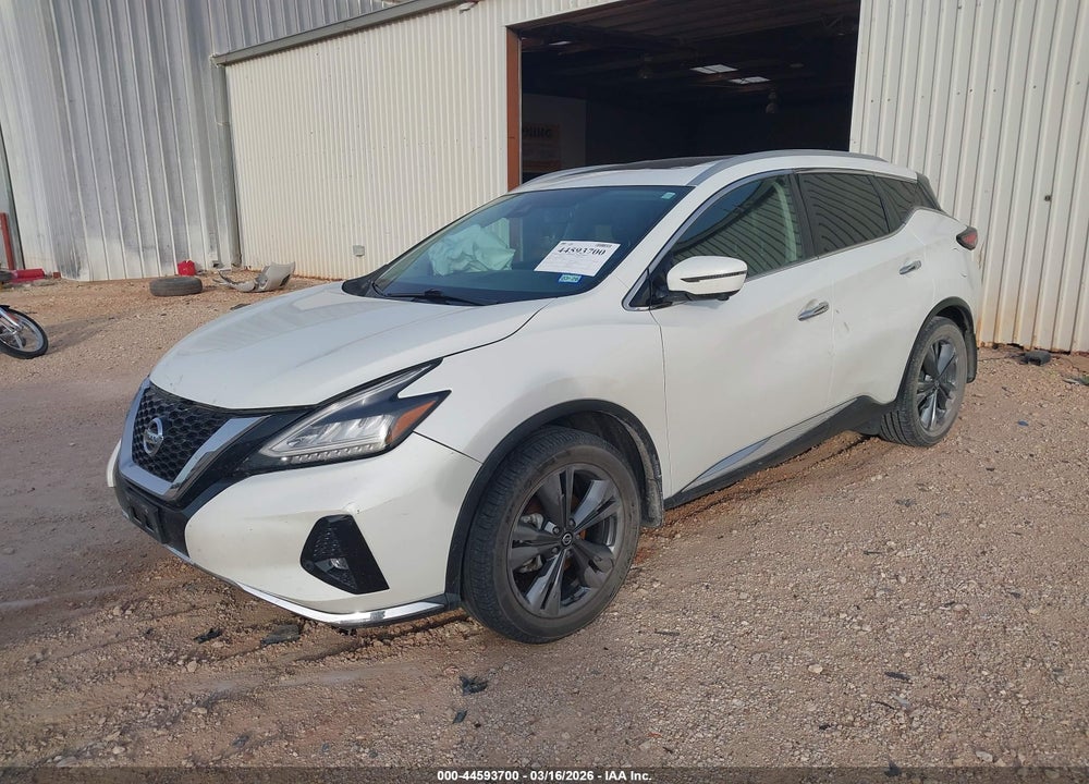2020 NISSAN MURANO PLATINUM FWD VIN: 5N1AZ2DJ8LN132001