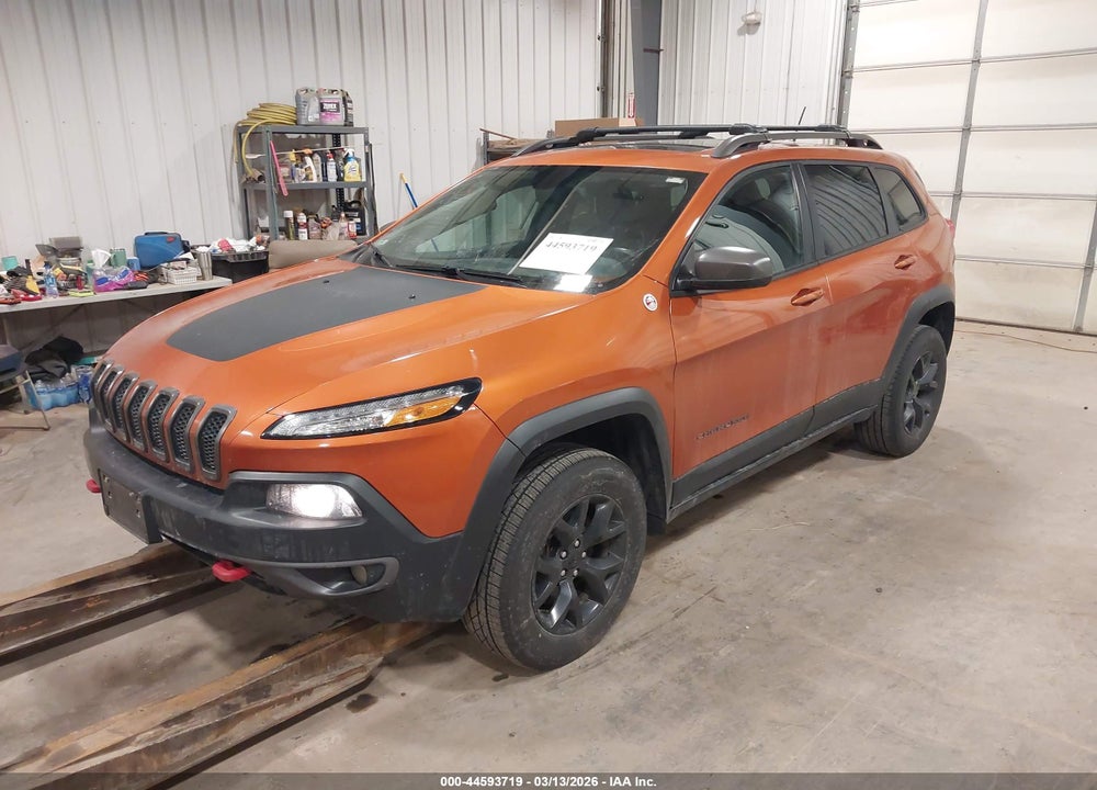 2015 JEEP CHEROKEE TRAILHAWK VIN: 1C4PJMBS2FW609856