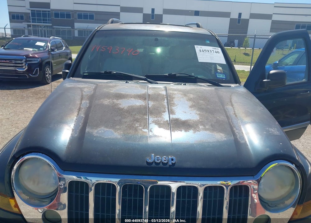 2006 JEEP LIBERTY LIMITED EDITION VIN: 1J4GL58K66W121933